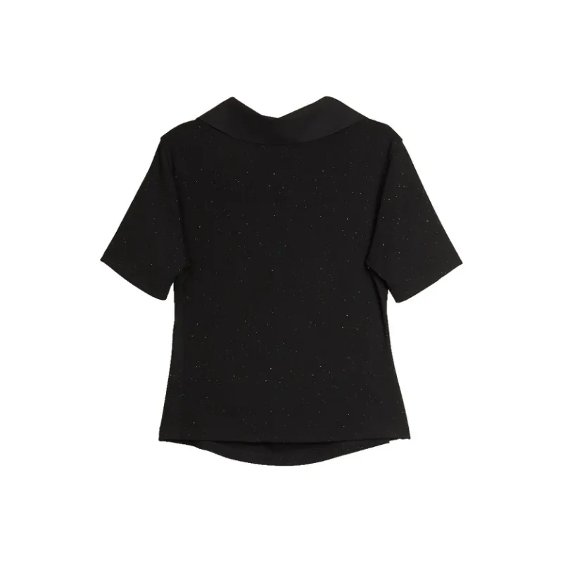 ELLE T Shirts Women's Black-1