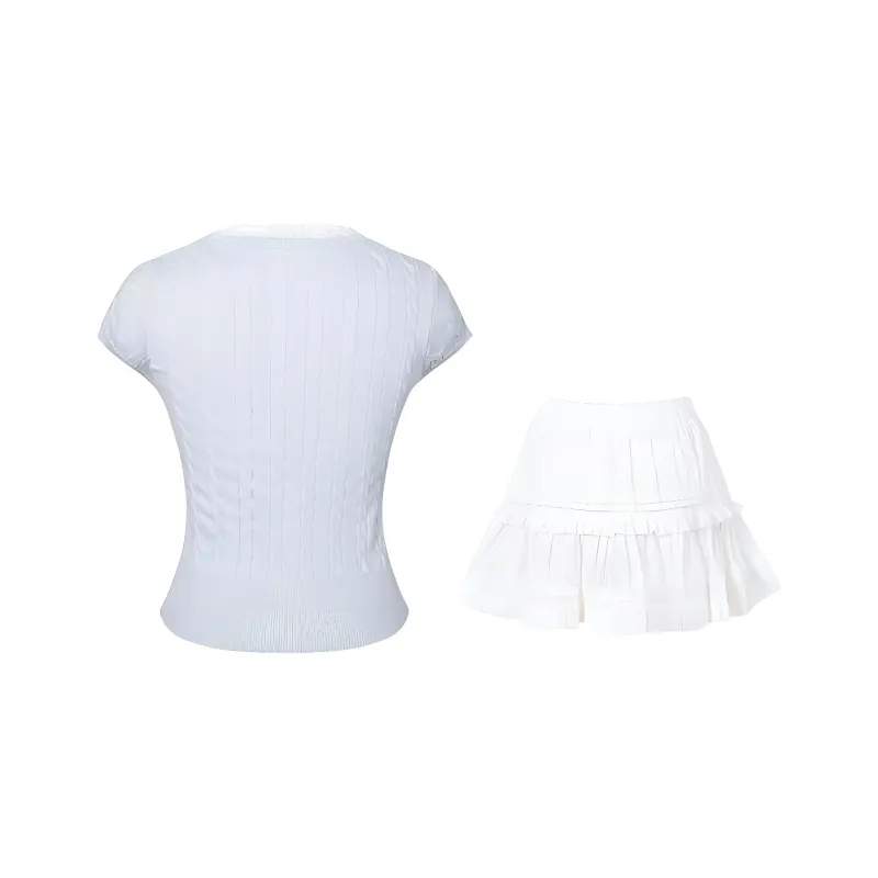 OZVO Two Piece Skirt Sets Women's-1