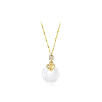 JOYDINNY Chalcedony Necklaces Women's
