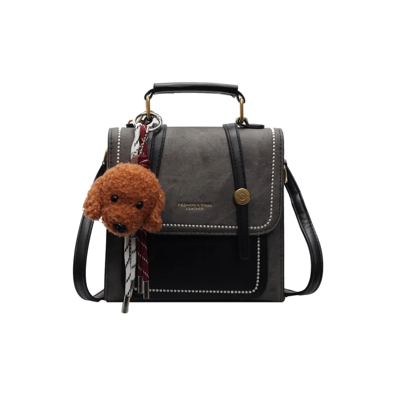 Yalu PU Backpack Regular Women's Yellow Brown/Ecru/Black/Coffee/Blue/Pink-1