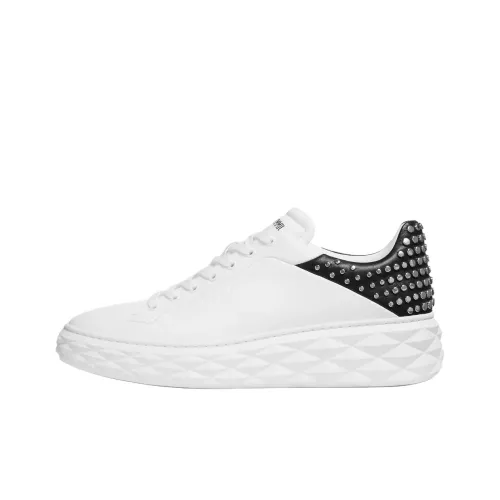 Jimmy Choo DIAMOND MAXI/M II Low Top Casual Shoes Men's White