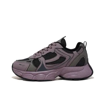 RENBEN Breathable Lightweight Height Increasing Low Top Chunky Sneakers Women's Purple