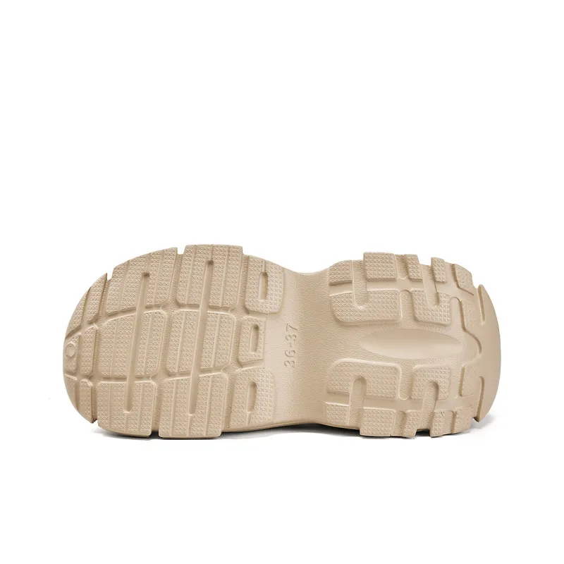 La Chapelle Clogs Women's Beige-4