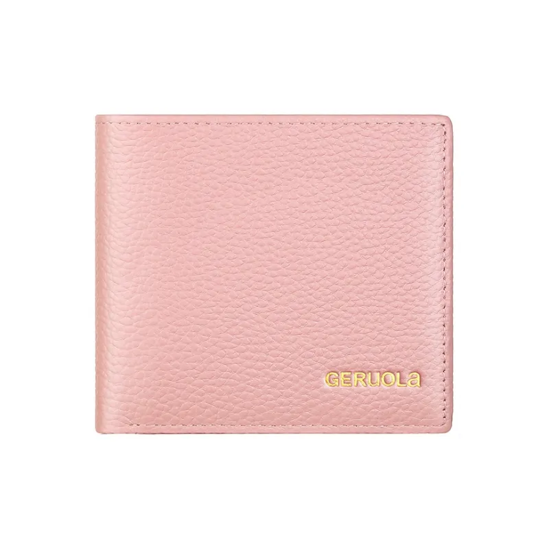 Gorora Top Grain Cow Leather Horizontal Wallet Regular Women's Multicolor-6