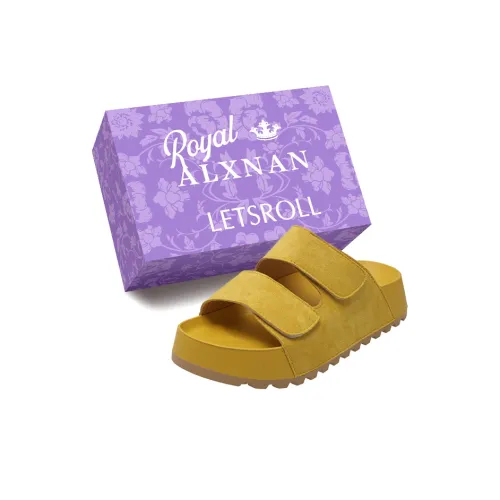 Alxnan Slip Resistant Slide Slippers Women's Box