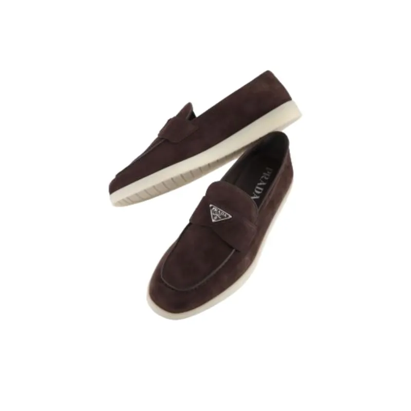 PRADA Loafers Men Brown-3