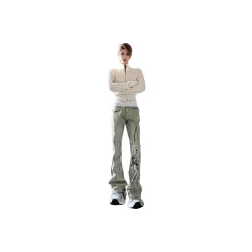 FAIRWHALE Jeans Unisex Light Blue 