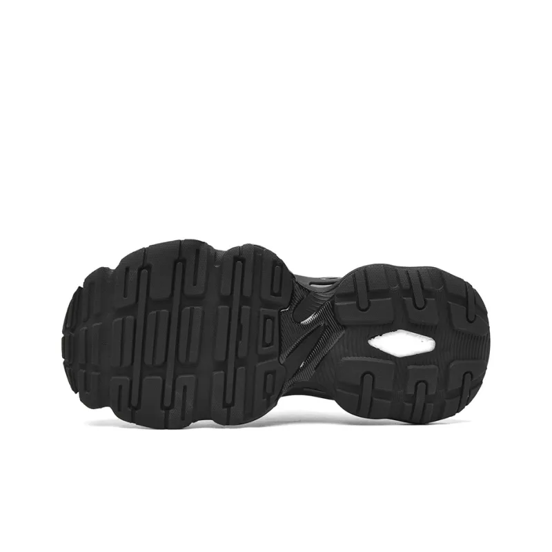 FAIRWHALE Shock Absorbers Low Top Chunky Sneakers Men's Black-5