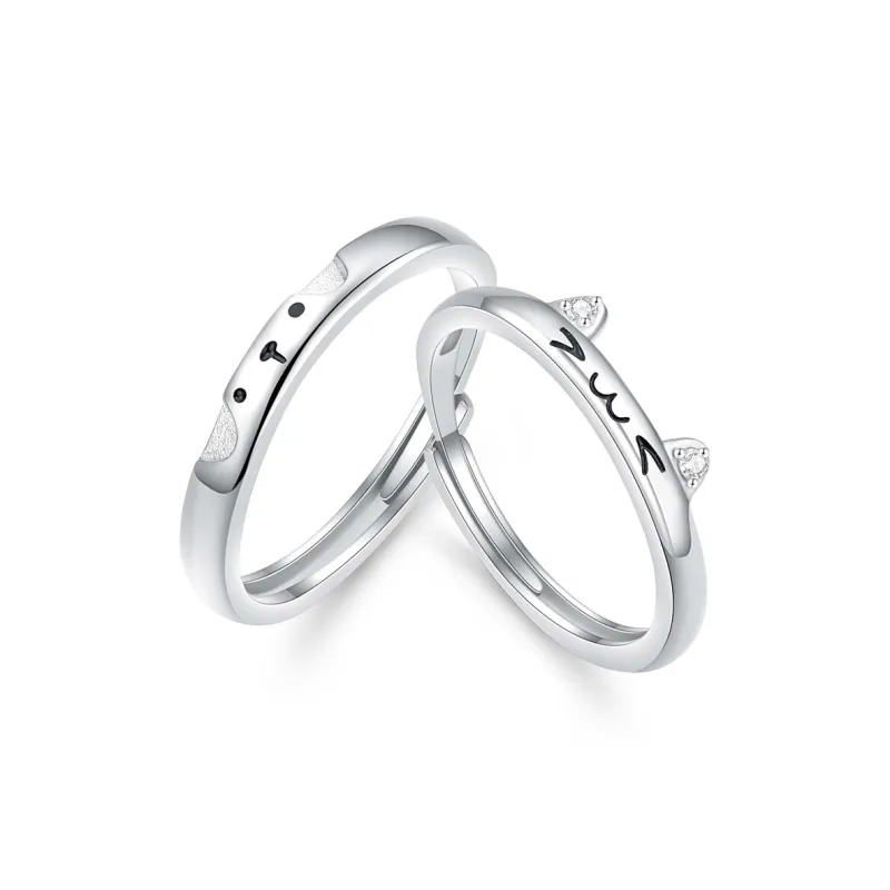 SEEPD Colored Glaze Zircon Ring Unisex-0