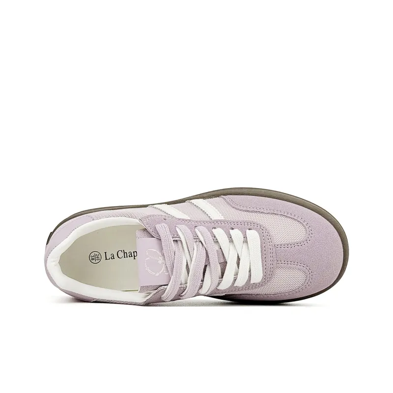 La Chapelle Slip Resistant, Abrasion Resistant, Lightweight Low Top Casual Shoes Women's Purple-6
