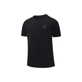 XTEP T Shirts Men Jet Black