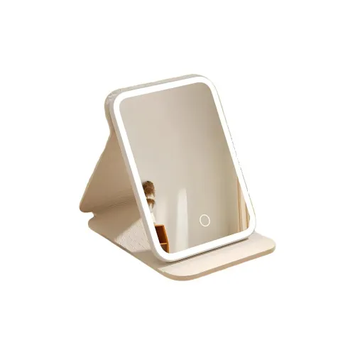 XIAOLITONGXUE LED Strip Light Foldable Vanity Table Smart HD Desktop Portable On The Go Make Up Mirrors