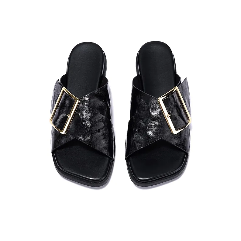 Brut Ros′e Rubber Sole Cut Out Abrasion Resistant Slide Slippers Women's-8