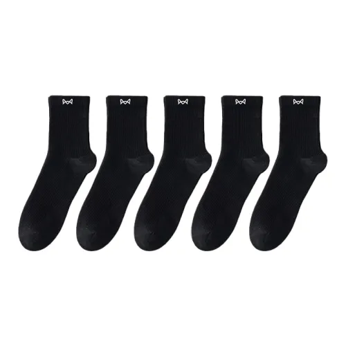 MIIOW Mid Calf Socks Women's 5 Pack
