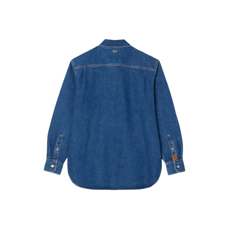 LACOSTE Denim Jacket Women's Indigo-1