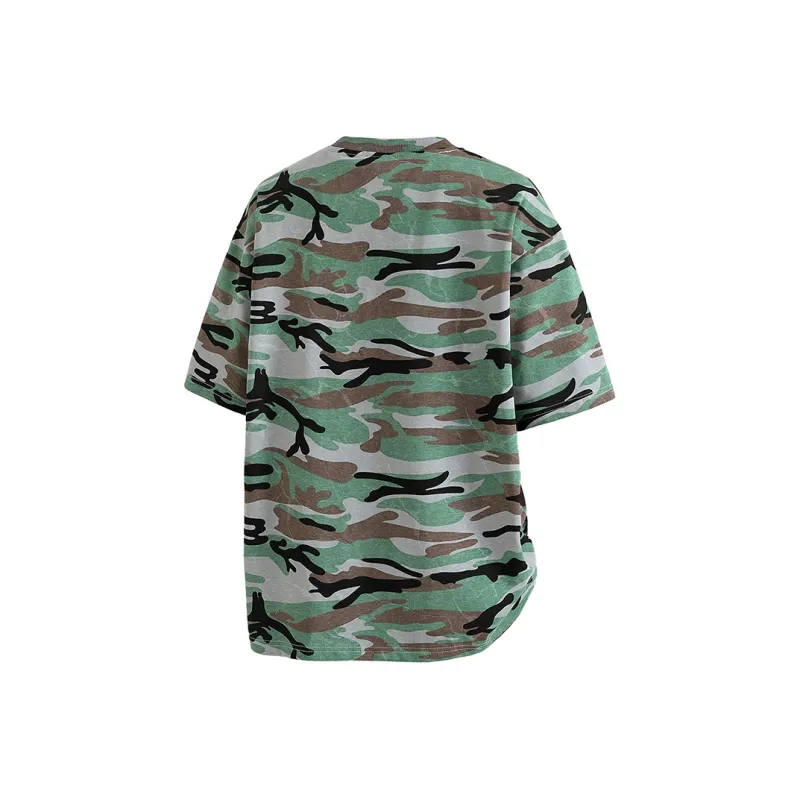 ROBINHOOD Drop Shoulder Sleeve Short Sleeved T Shirts Women's-3