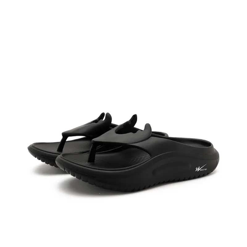 DOUBLE STAR 88 Abrasion Resistant Slip Resistant Flip Flops Men's Black-1
