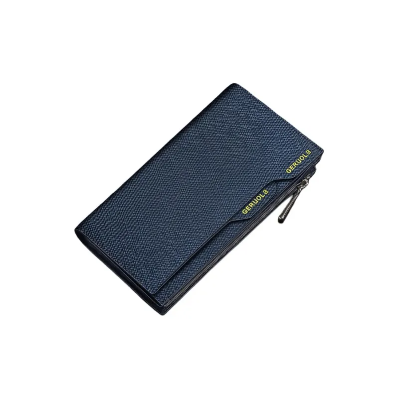 Gorora Top Grain Cow Leather Business Wallet Regular Men's Multicolor-6