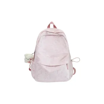 Yalu Nylon Backpack Unisex Purple/Blue/Pink