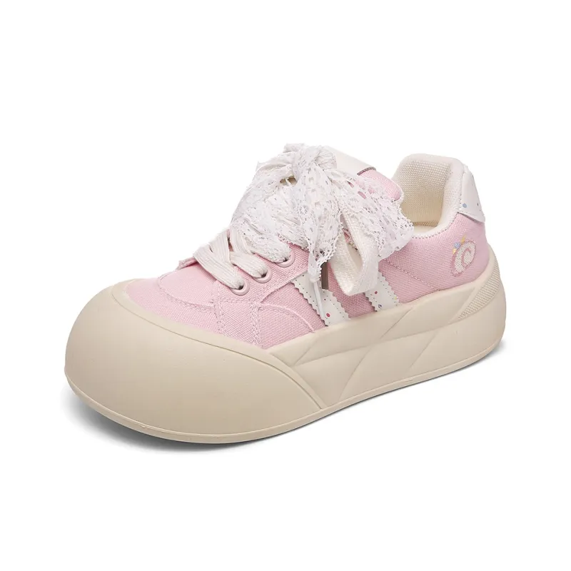 Lovely You Wear resistant And Lightweight Low Top Skateboard Shoes Women's-19