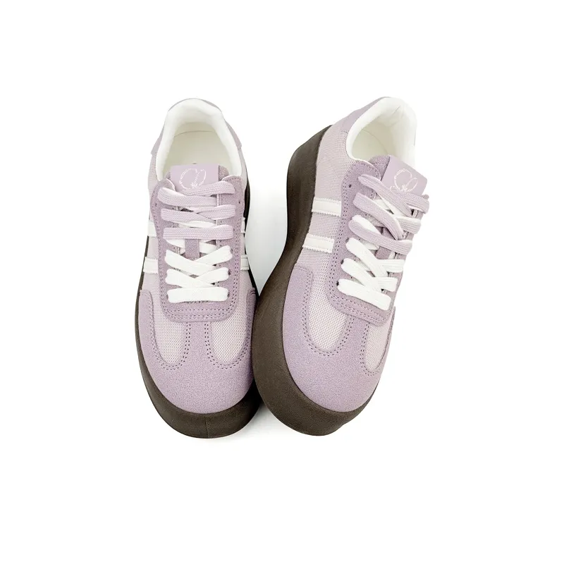 La Chapelle Slip Resistant, Abrasion Resistant, Lightweight Low Top Casual Shoes Women's Purple-2