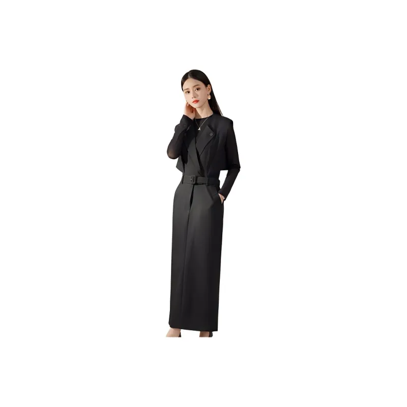 Hang Yi Court Sleeveless Dress Women's-0