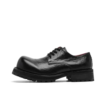 WEISHIBANGWEI Casual Shoes Men's Black Red