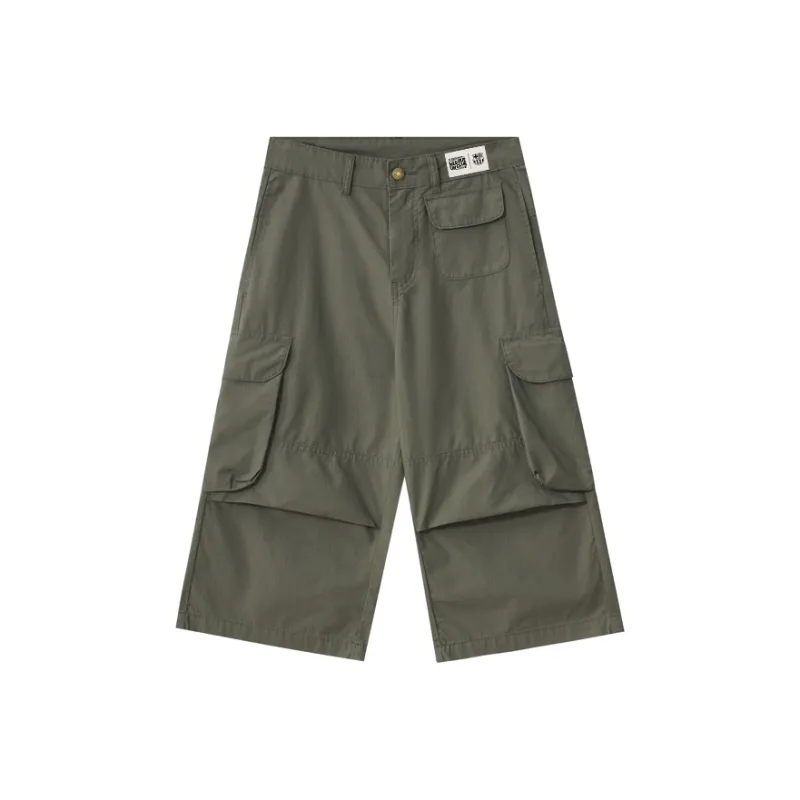 FCB ARCELONA Cargo Shorts Unisex Gray Green-0