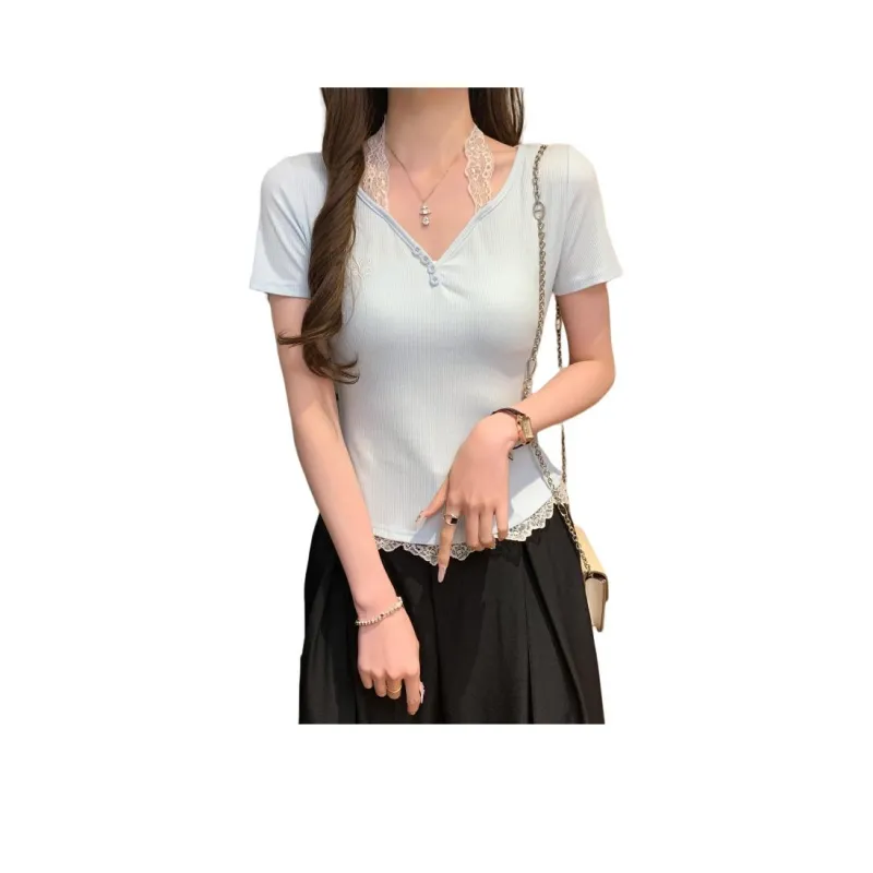 Flowers In Water T Shirt Women's-4