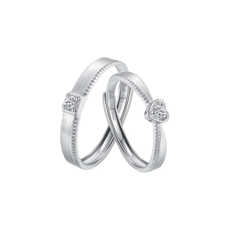 Barbie S925 Silver Rings Unisex Silver-0