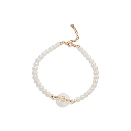 JOYDINNY Chalcedony Jade Bracelets Women's