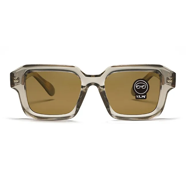 YALMY TR/Memory Plastic Square Sunglasses Unisex-9