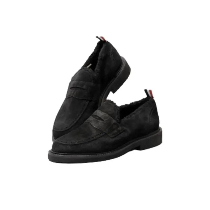 THOM BROWNE· Penny Casual Shoes Men's Black-3