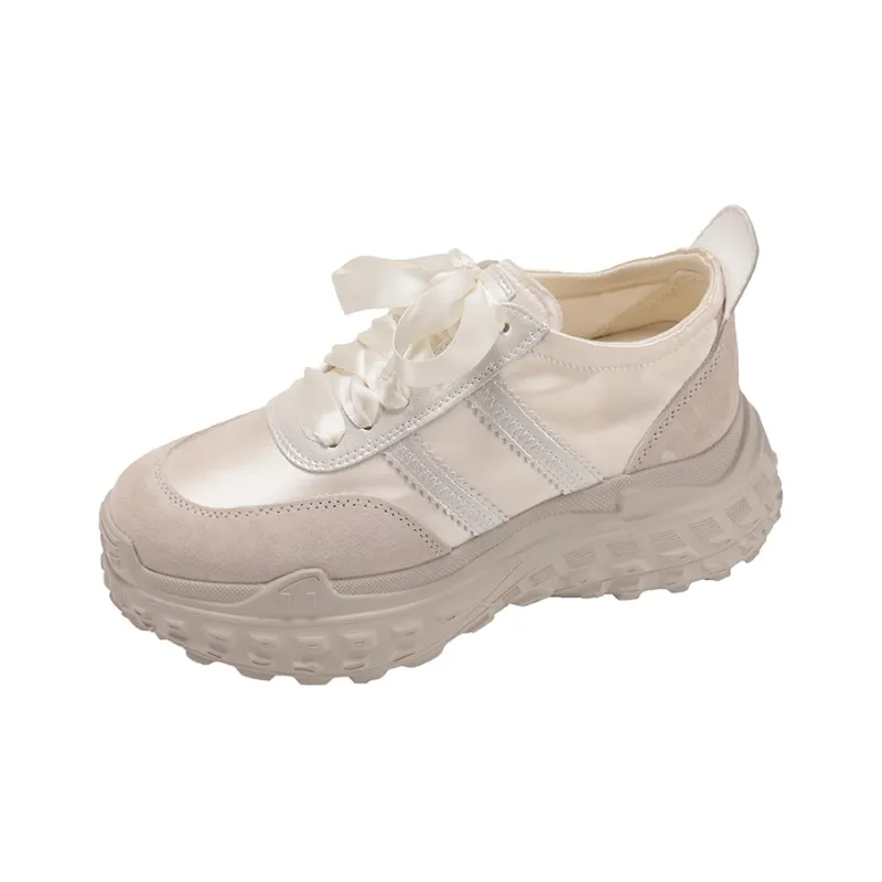 IHBOZ Slip Resistant, Abrasion Resistant, Breathable, Height Increasing, Lightweight Low Top Casual Shoes Women's-0