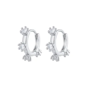 MISS XIA JWY Silver Plated Copper Earrings Women's