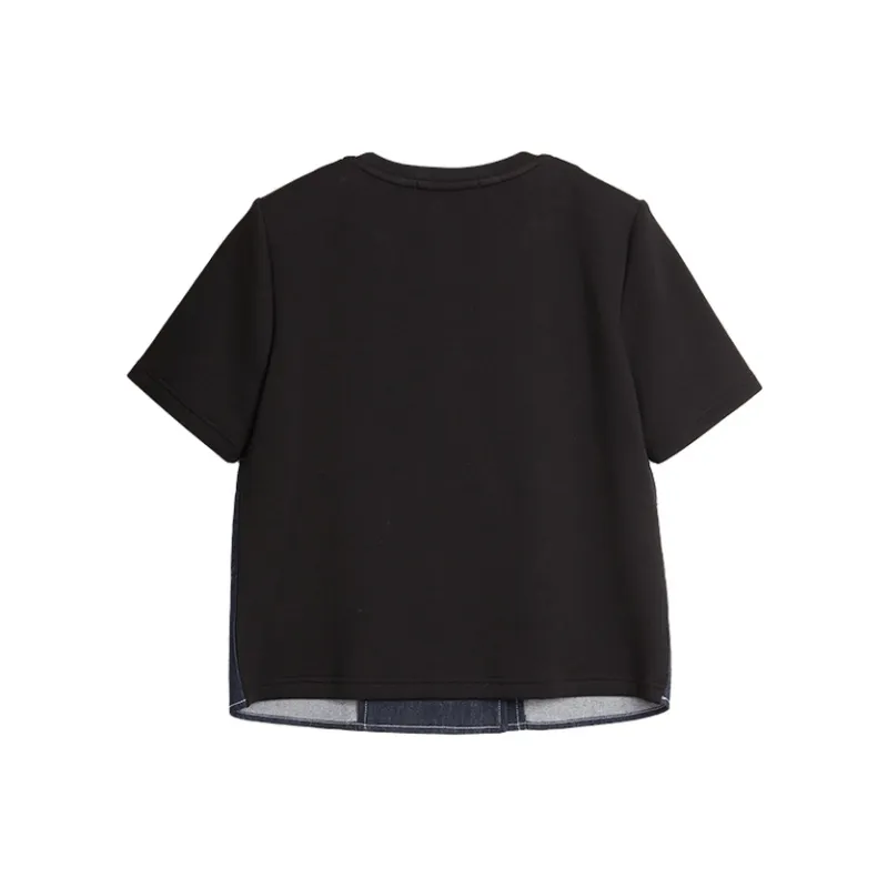 ELLE T Shirts Women's Black-1