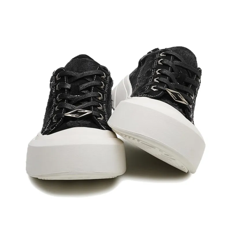 BARDILEV Low Top Skateboard Shoes Men's Black-9