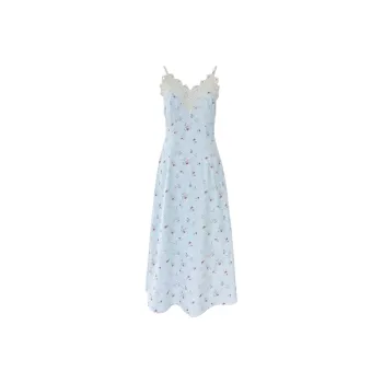 Udon House Slip Dresses Women's Sky Blue Camisole Dress