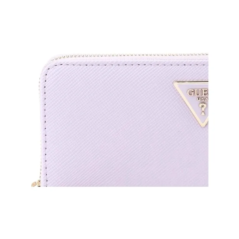 GUESS Synthetic Leather Wallet Large Size Women's Lavender-1