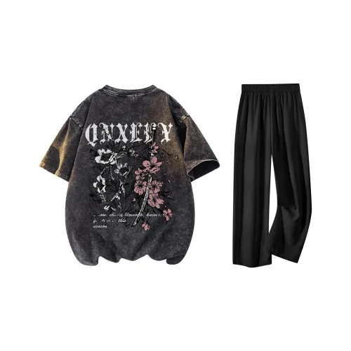 Qnxeey Casual Sportswear Unisex