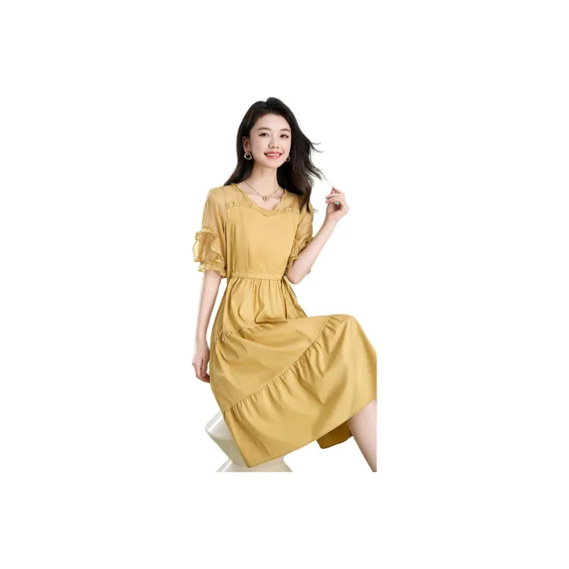 Mylan Summer Short Sleeved Dress Women's-0