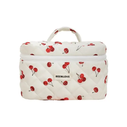 Gentle Welcome Cherry Whisper Makeup Bags Fashion Fruit Pattern Large Capacity Premium Feel