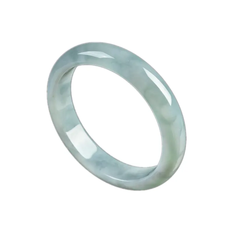 YUANLINYU Ice Glutinous Jadeite Bangles Women's-0