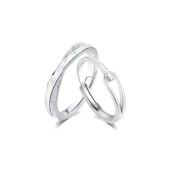 KUMET Sterling Silver Rings Unisex