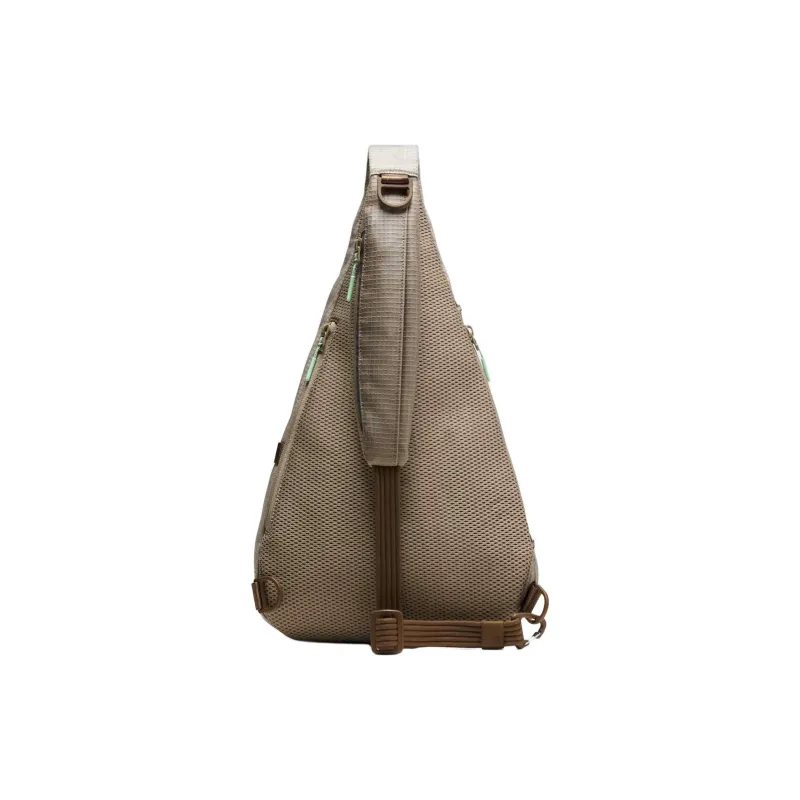 Lululemon Nylon Crossbody Bags Regular Unisex Oak Brown/Mocha/Lime Green-1