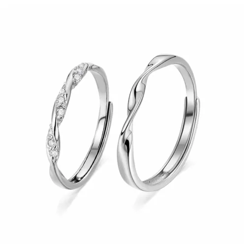 SEEPD Colored Glaze Zircon Ring Unisex