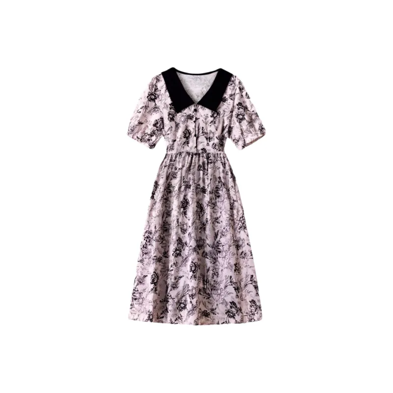 LUYOUYE Short Sleeved Dress Women's-2