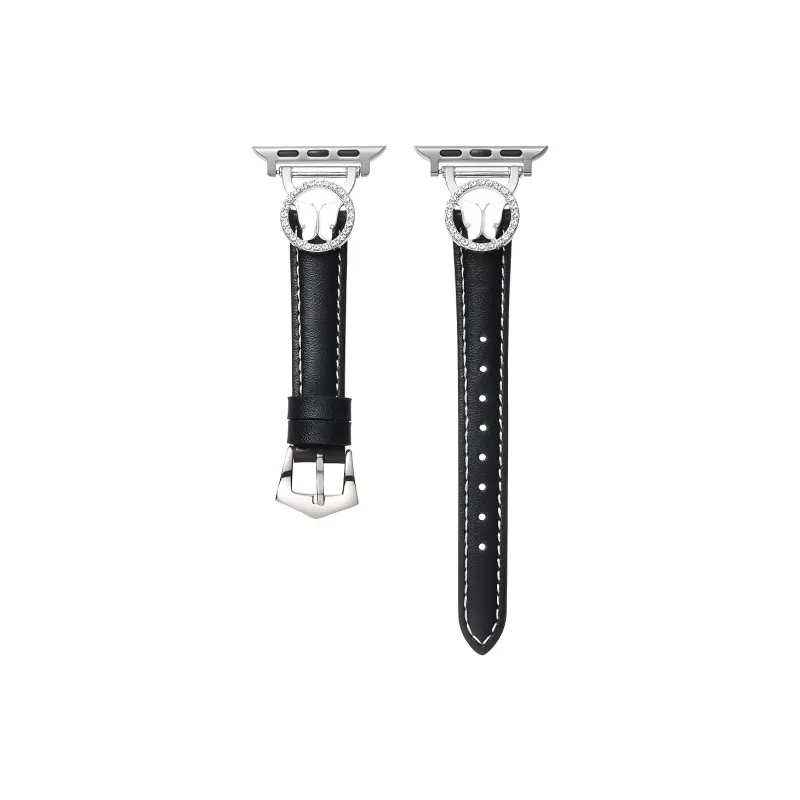 KVZUVUU Apple Compatibility Watch Band Cowhide Leather Material-11