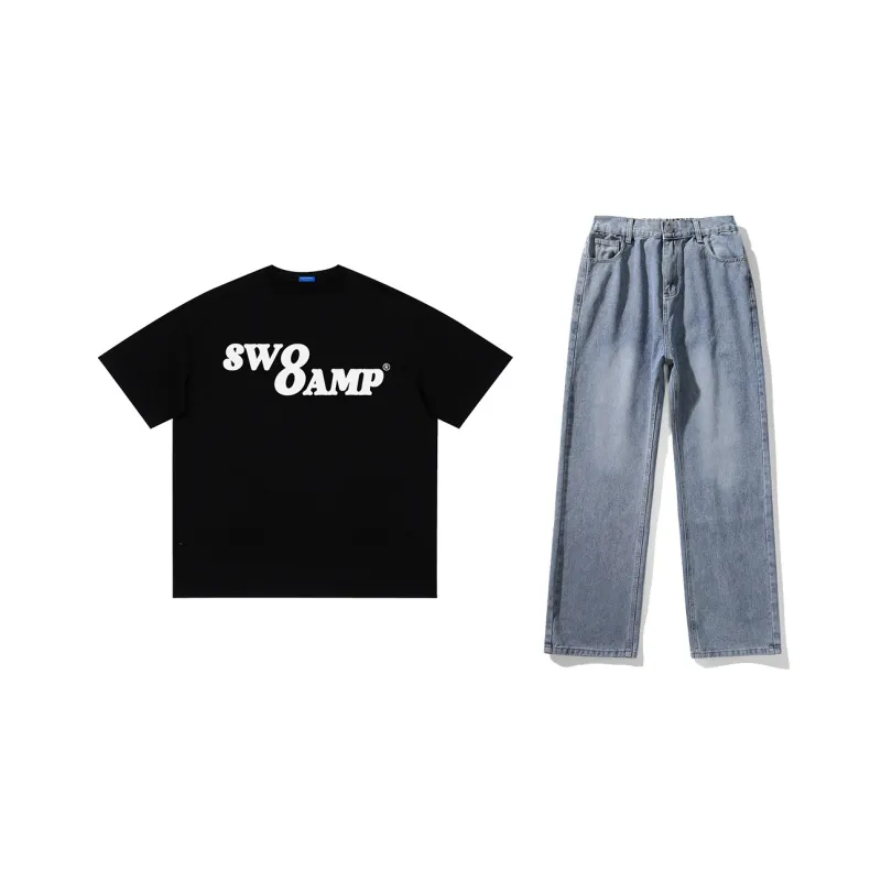 SWAMP AREA Casual Sportswear Unisex-4