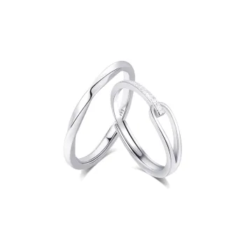 KUMET Sterling Silver Rings Unisex